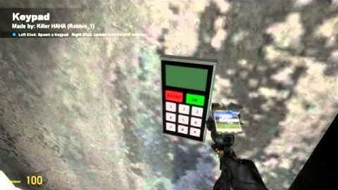 garrysmod how to make a door and use keypad