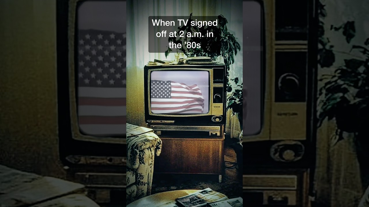 When TV signed off in the ‘80s 