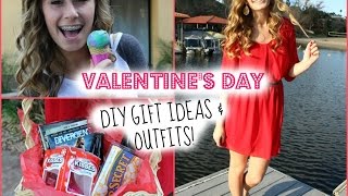 Cute & Easy Valentines Day DIY Gifts + Outfit Ideas! ♥