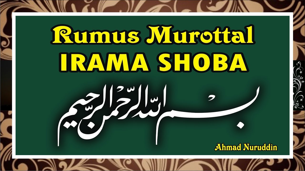 RUMUS MUROTTAL Irama SHOBA