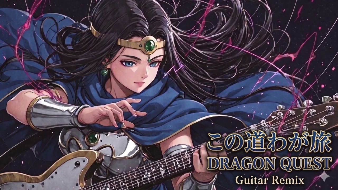 My Road My Journey（この道わが旅）Dragon Quest-Guitar AI Remix