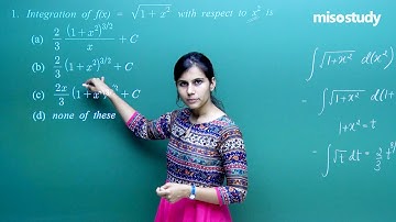 JEE Mathematics | 24. Integrals | JEE Main Pattern Question Exercise | In English | by Misostudy