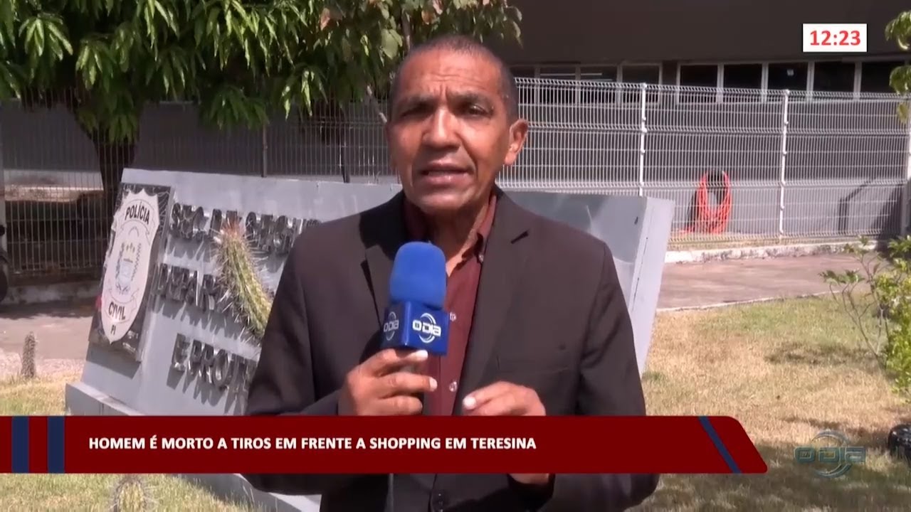 Homem é morto a tiros em frente a Shopping em Teresina 07 07 2023