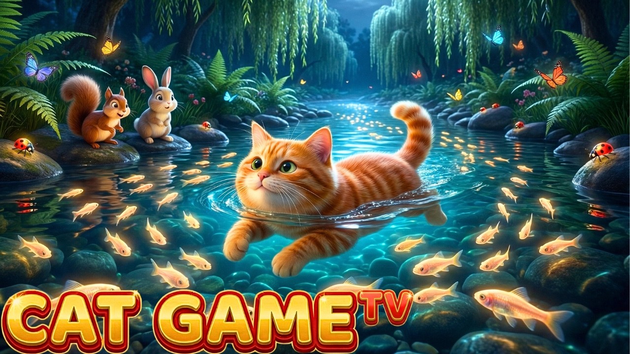 12 Hour Video for Cats to Watch😼Natural Beauty and Animals Compilation🌈CAT TV with Calm Piano Music