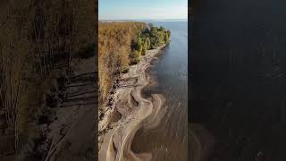 Берег Волги у села Хрящëвка, Самарская область.