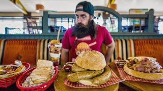 ONE MAN VS THE ENTIRE HUNGRY HORSE 'BIG BREAKFAST MENU' | BeardMeatsFood