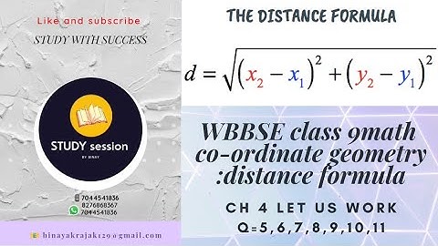 let us work 4/Coordinate geometry class 9 wb