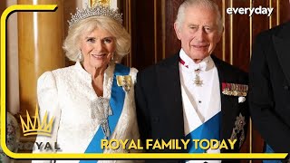 Camilla Wows In White Fiona Clare Gown And Royal Jewels At Palace Reception
