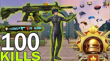 100 KILLS Wow 😲 MY NEW BEST GAMEPLAY with VICTOR SET in 60FPS 🔥 PUBGMOBILE