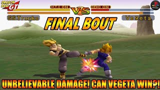 Dragon Ball GT: Final Bout PS1 Gameplay Super Saiyan Trunks #170 
