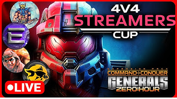 $500 4vs4 Streamers Tournament vs ExCaL, DrGoldFish, StaZzz, Pepsi | C&C Generals Zero Hour