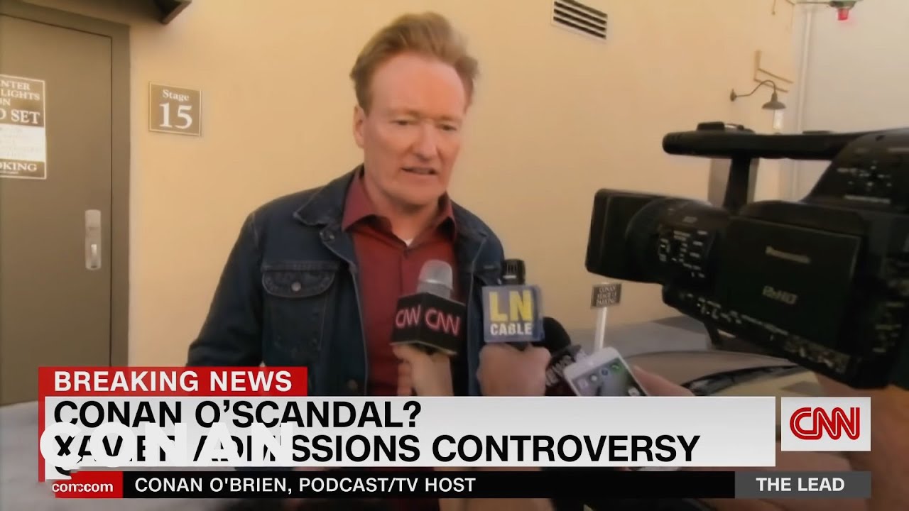 Conan Denies His Involvement In The Xavier Institute Admissions Scandal - CONAN on TBS