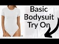 Basic Bodysuit Try On for Women 40 +| Easy Closet Staple