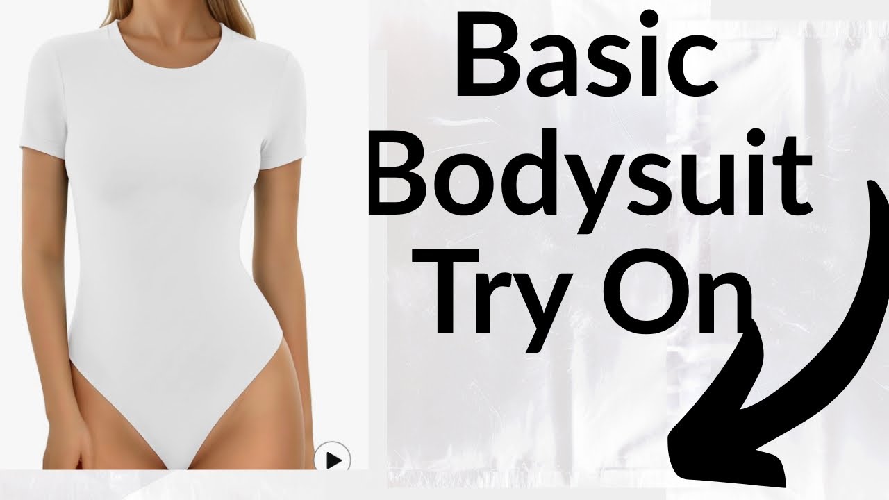 Basic Bodysuit Try On for Women 40 +| Easy Closet Staple - YouTube