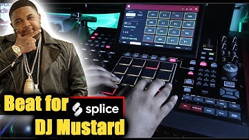 Making a Guitar Sample Beat Using SPLICE (Dj Mustard Beat) MPC X Beat Making Tutorial (MPC Live 2)