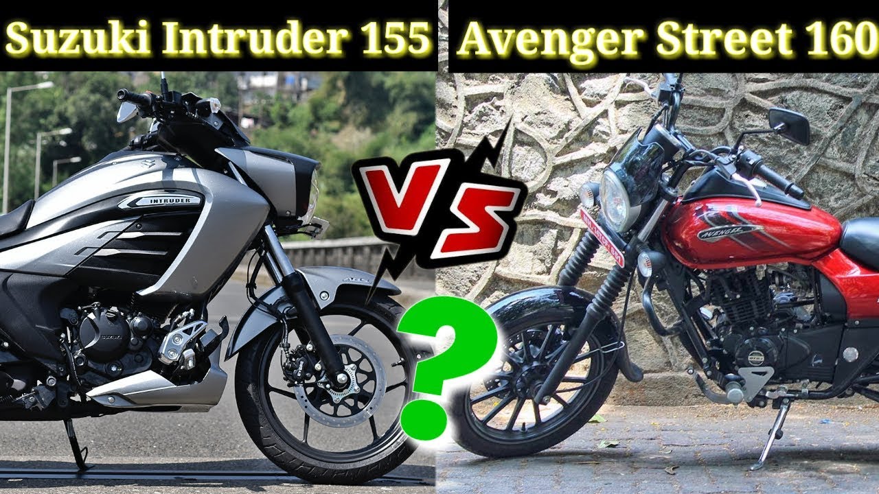 2019 Bajaj Avenger Street 160 vs Suzuki Intruder 155 ll Specs Compare