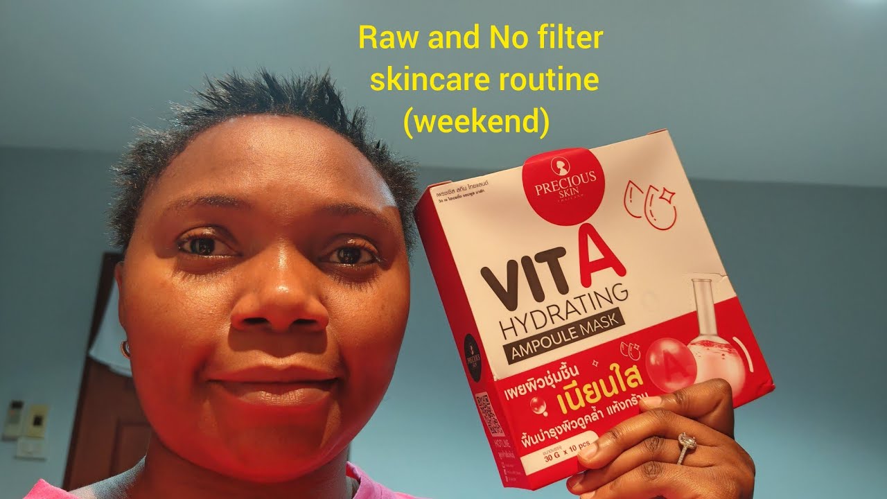 My weekend skincare routine //no filter, all natural. - YouTube