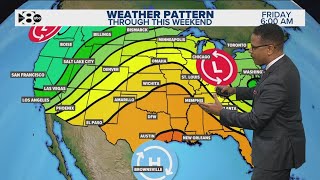 DFW Weather: Cold front, rain expected to move into North Texas early next week