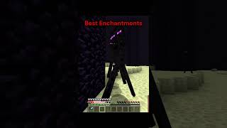 Best Enchantments #minecraft #diamond #minecraftshorts