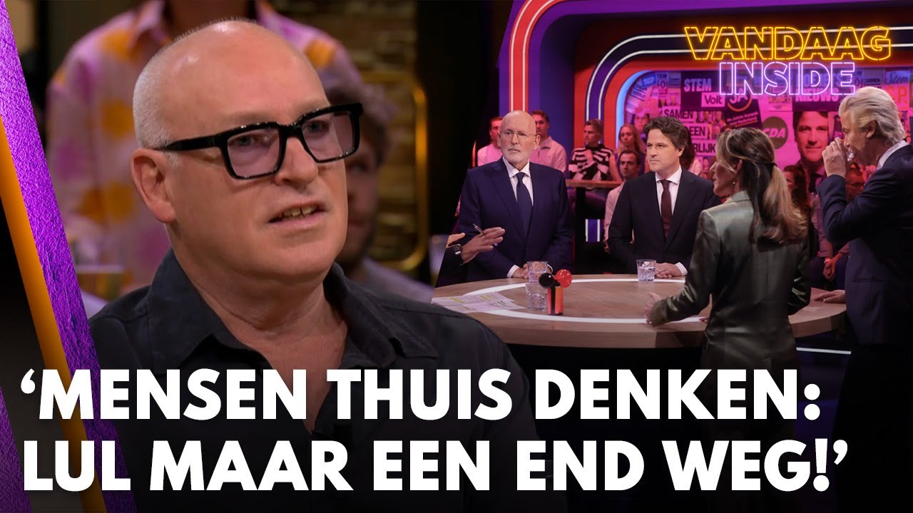 René van der Gijp over Het Debat van Nederland: 'Mensen thuis denken: lul maar een end weg!'