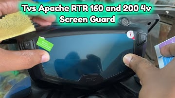Tvs Apache RTR 160 4v Special Edition Screen Guard / Tvs Apache RTR 160 and 200 4v Screen Guard