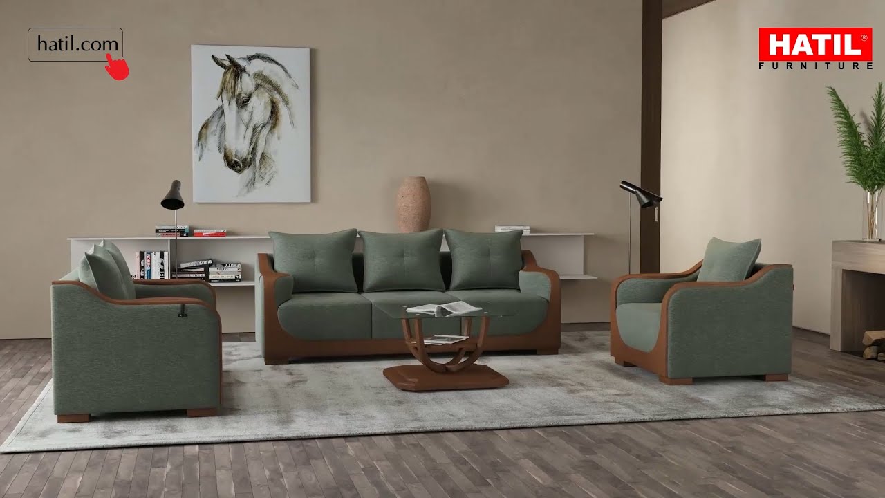 HATIL Sofa Set | 1/2/3 Seater Sofa | Moseley-281 - YouTube