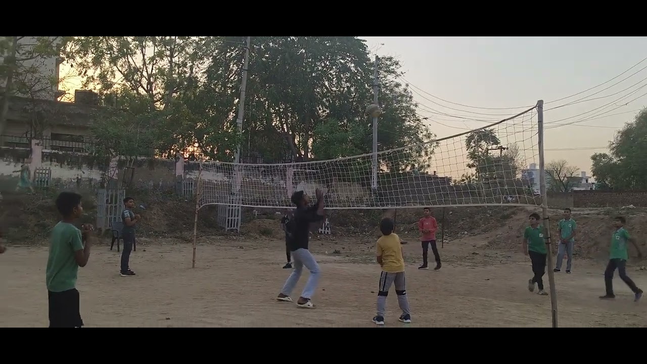 Hostel Students' Volleyball Energy | Rocket Study School Sports! - YouTube