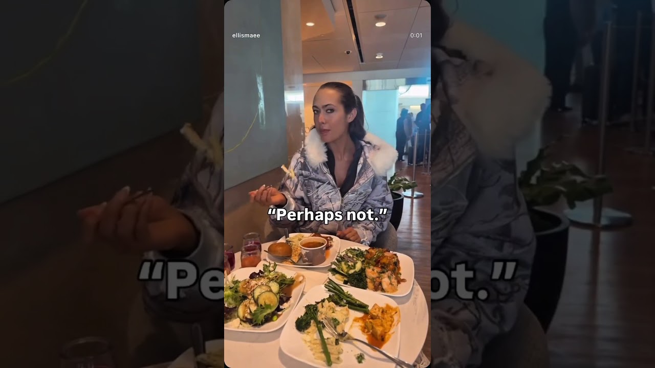 Тот, кто сказал, что модели не едят, явно не водил нас на ужин.