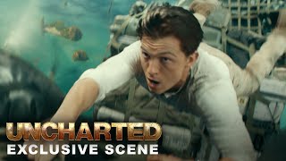 UNCHARTED Exclusive Scene - Plane Fight -  Exclusively At Cinemas Coming Soon