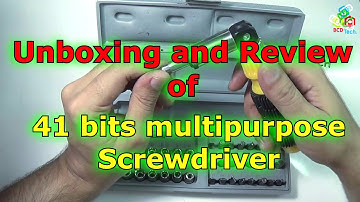 Extras bits for drill, driver, power tools and many more: GBT Multipurpose 41 Pcs set