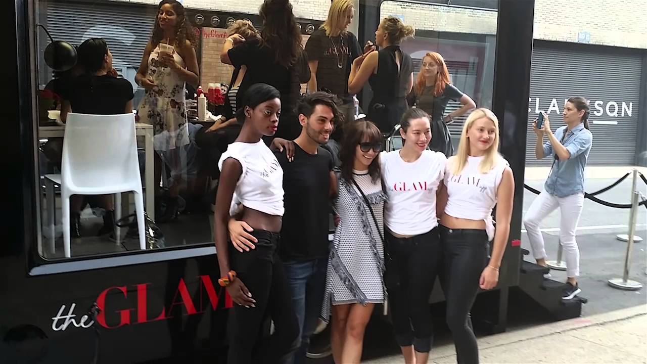 The Glam App Used Our Glass Walled Display Truck to Promote the Brands Luxury and Affordable Beauty
