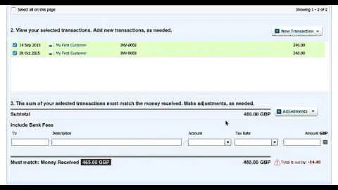 Allocating credit card processor fees in Xero