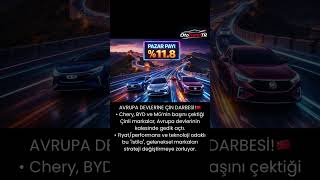 Türkiye otomotiv dünyası bildiğiniz gibi değil! 🚨 #arabahaberleri #elektrikliaraba #haber