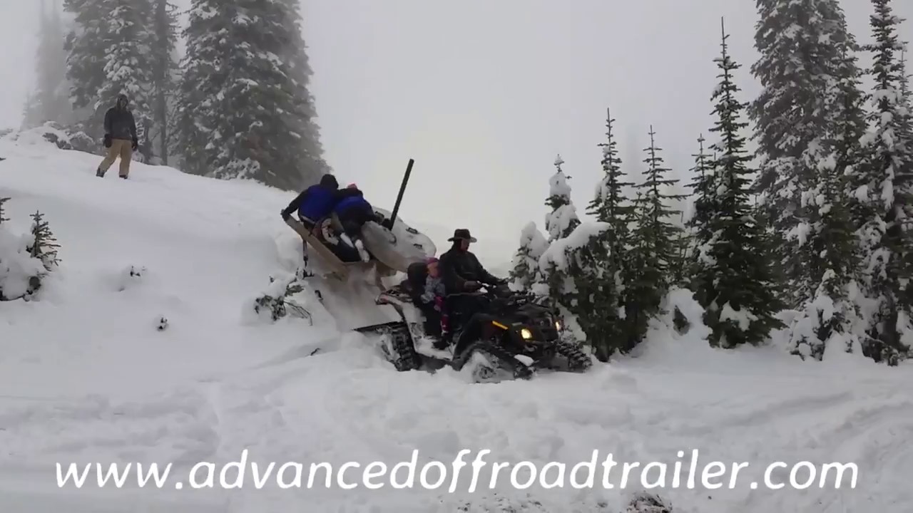 Advanced Offroad Trailer on Skis