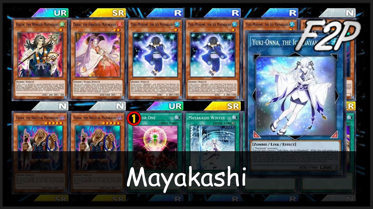 mayakashi deck yugioh Complete Custom for Yu-Gi-Oh! Yasha, the Skeletal Mayakashi |