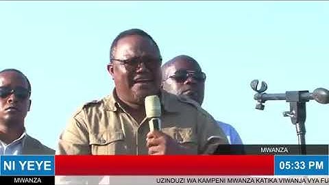 HOTUBA YA RAIS MTARAJIWA TUNDU LISSU MWANZA!