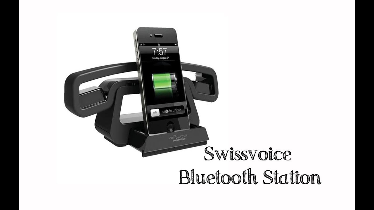 SwissVoice ePure Bluetooth Handset with Micro USB Charger - Black