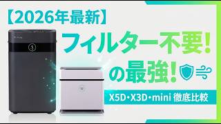 【2026年最新】AirdogおすすめTOP5｜フィルター交換不要の最強空気清浄機！X5D・X3D・miniを徹底比較