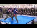 Israeli soldiers demonstrate krav maga