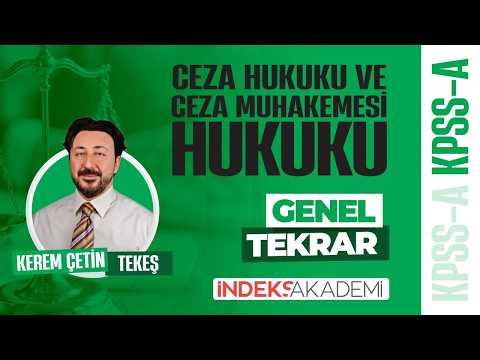 7 - 2026 KPSS A Grubu - Ceza Muhakemesi Hukuku - Genel Tekrar Soru Kampı - Kerem Çetin TEKEŞ