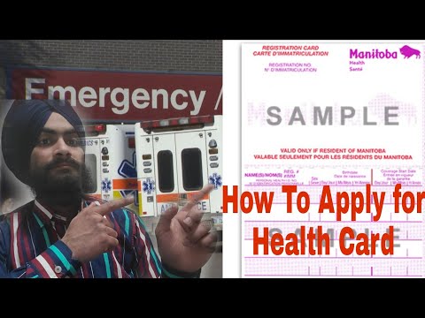 How To Apply For Health Card Online || Winnipeg  || Canada||