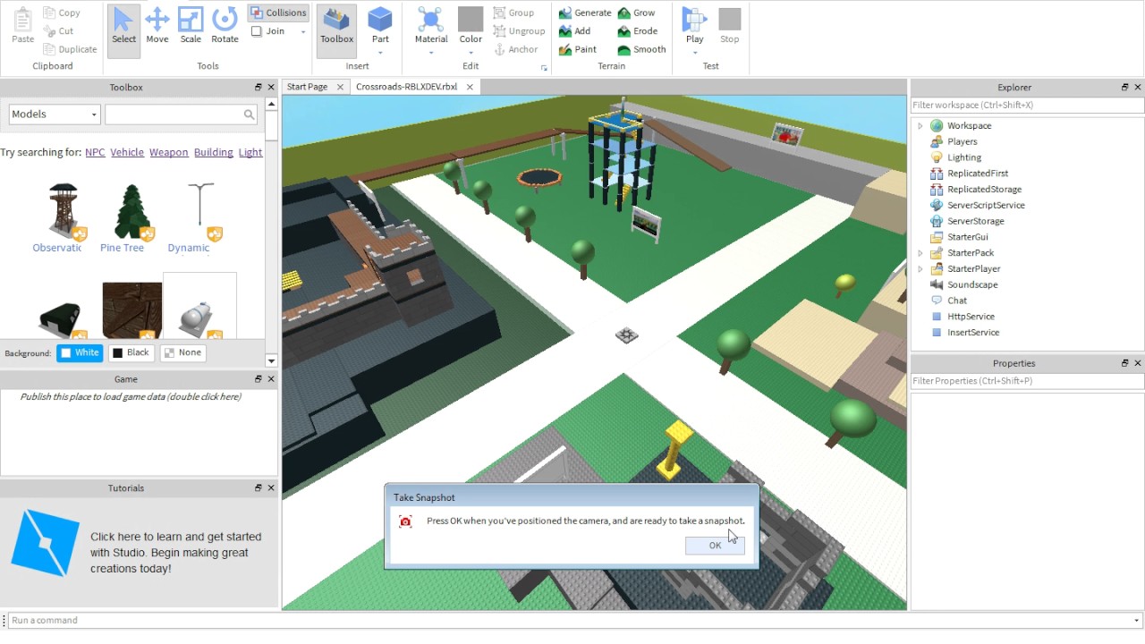 how do you publish a game on roblox studio