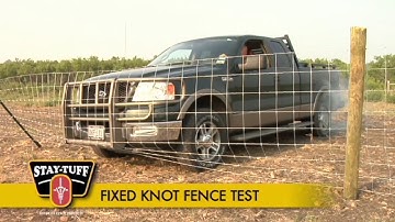 Fixed Knot Fence vs Hinged Joint Fence // Test