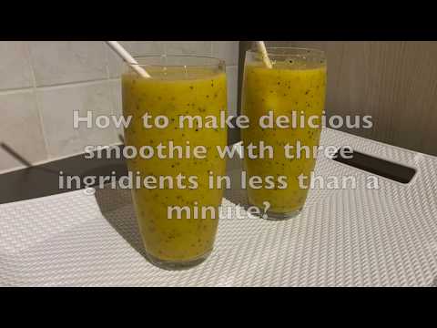 how-to-make-smoothie-with-three-ingridients-in-less-than-a-minute