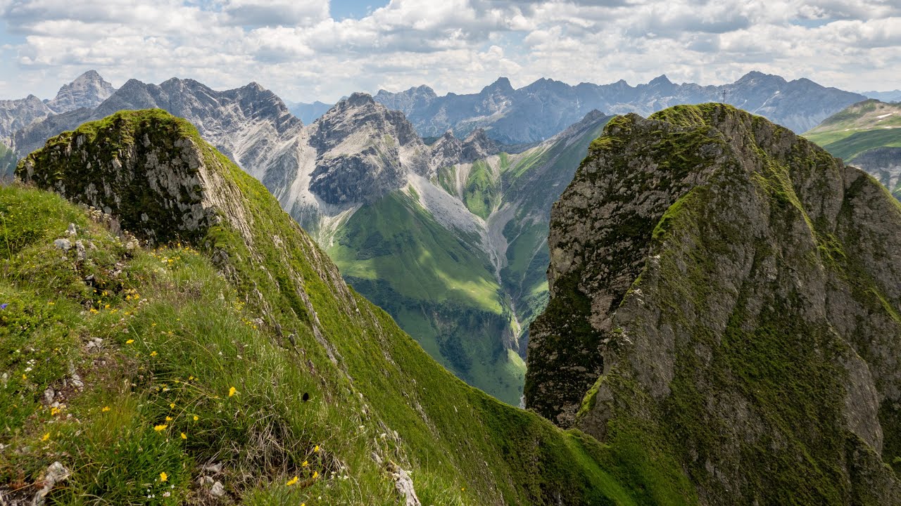 Höfats Überschreitung vom West- zum Ostgipfel