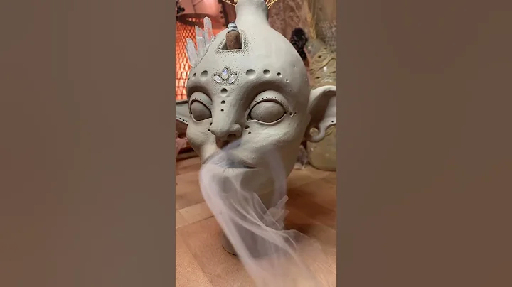 She’s a vase + 2-way incense burner?😍 #incenseburner #faerie