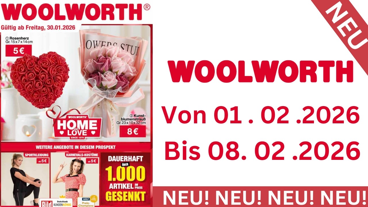 WOOLWORTH Prospekte Angebote Werbung Gültig von 01.02.26