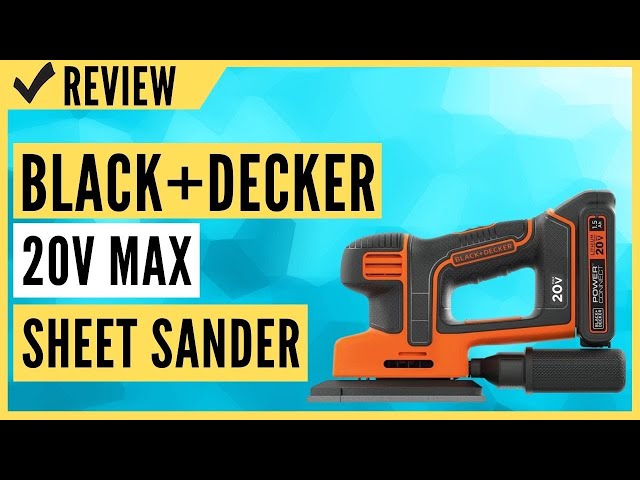 Black+Decker 20V Cordless Mouse Sander with Battery #BDCMS20C (1