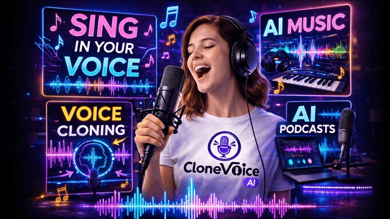 CloneVoiceAI v3.0 Demo: Clone Your Voice, Sing, Make Music & Podcasts (New Update)