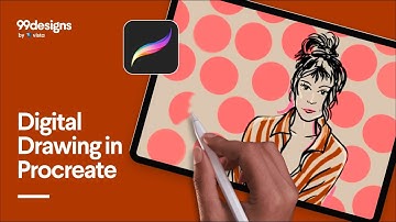 Step-by-step digital drawing tutorial using Procreate with iPad Pro